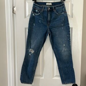 Abercrombie & Fitch Womens High Rise Mom Jean